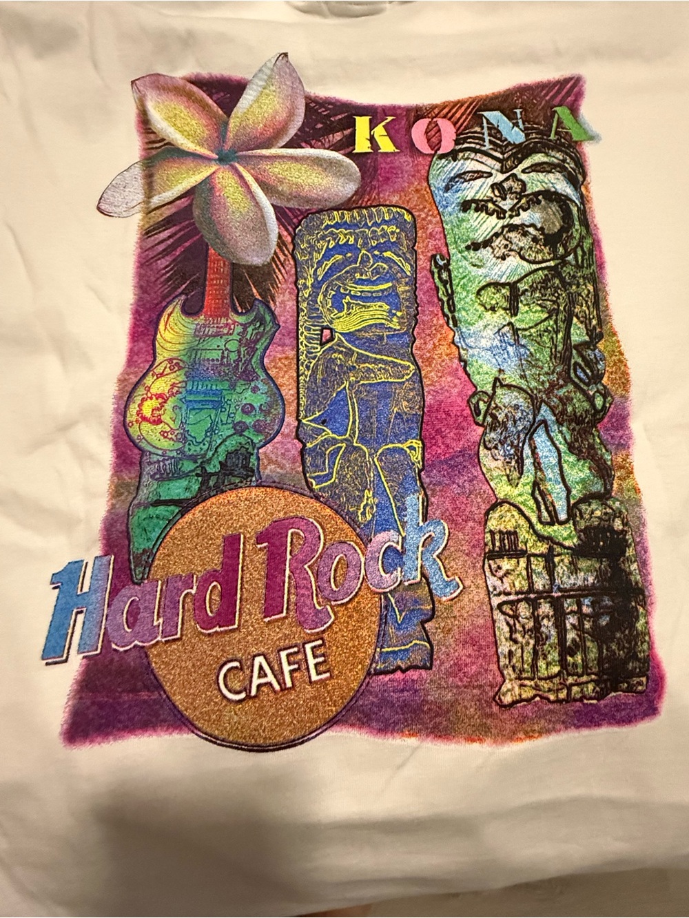 Hard Rock Cafe Kona White T-Shirt Large - Picture 5 of 5